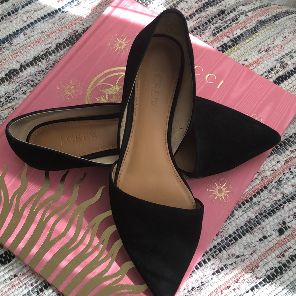 J.Crew black flats
